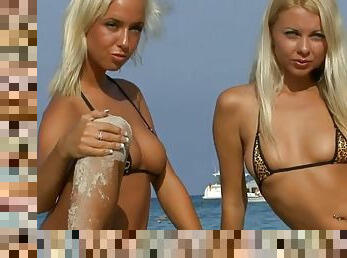 Beach beauties - Natali Blond  Lea Tyron