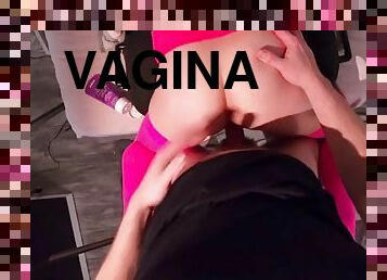 Girlfriend used as a fake vagina