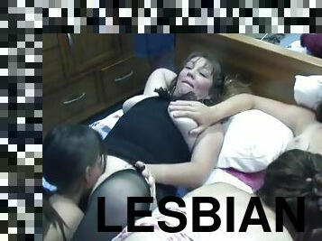 Lesbian Orgy - Six Sexy Mature Women Eat Each Other Out In Steamy