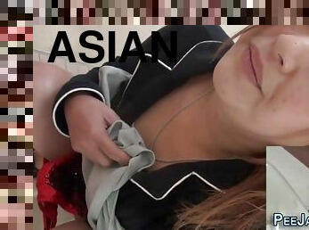 kinky asians watched pee