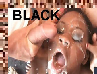 Black vixen bukkake porn