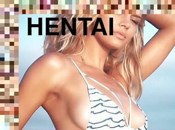 kelly rohrbach arousing big titted blond hair lady whore - hentai