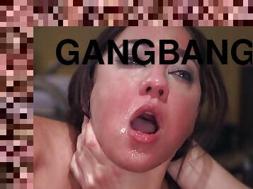 Bf with best friend bangs gf in bondage