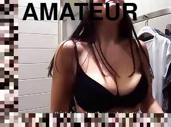 MallCuties teen amateur girl with big tits fucks in public