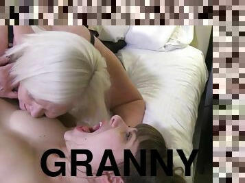 vanha, kypsä, isoäiti-granny, lesbo-lesbian, kova-seksi, nuori-18, dildo, vanhempi, vanha-ja-nuori