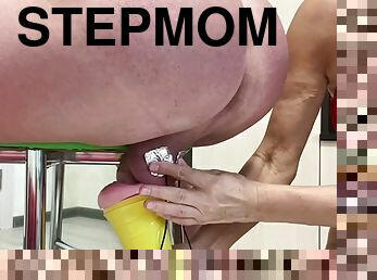 CFNM, stepmoms electrostimulation of orgasm, emptying balls