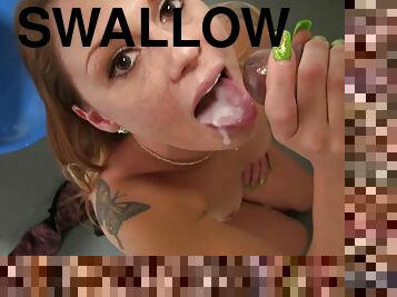 GloryHole Spunk Swallow