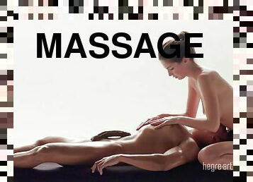 Erotic Massage amazing oiled body