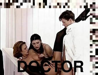 Wanda & Ursula 3some sex with doctor - Wanda curtis