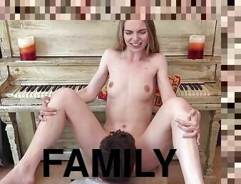 Kinky Family - Lana Sharapova - New stepsis wants thick dick