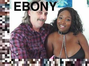 Ebony sultry cougar Marie Leone porn scene