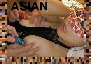 Asian lustful vixen hard sex video
