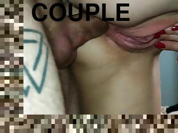 Homemade close up video of a hot chick being fucked by her BF