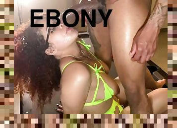 Having Sex On The Pool Table - Ebony Sex