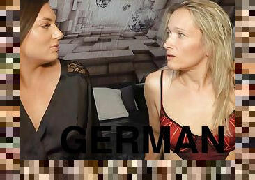 German amateur teen lesbian try orgasm with camera