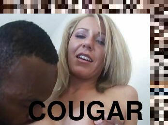 Sexually Attractive friend's cougar loves my big black penis