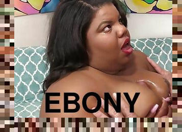 Thick Ebony BBW Peaches Love Gets Boned