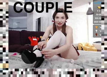 Hot couple. Anal sex, cocksucking, ATM. Lucky guy!
