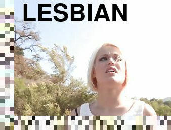 Lesbian threesome with sexy Ash Hollywood and Dana Vespoli