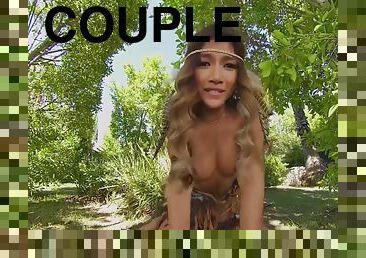 Lovely Clara Trinity as Pocahontas helps you recover XXX Parody