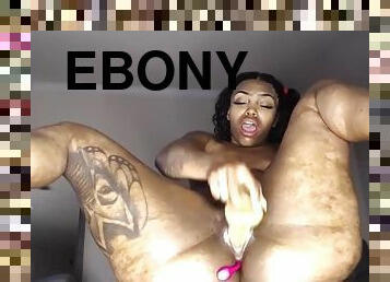 Live webcam masturbation with fat ass tattooed ebony bitch
