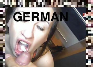 German amateur couple try first time home girlfriend porn