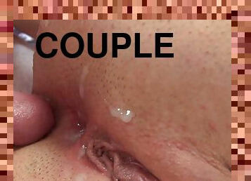 Horny couple enjoys having hardcore sex with a cumshot ending