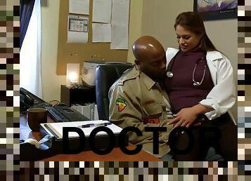 Cathy Heaven Sexy Doctor Loves Black Dick