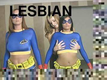 Blue Angels captured - lesbian femdom cosplay threesome
