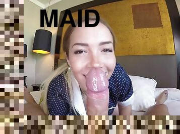 Pretty Maid Fuck for Money - babe