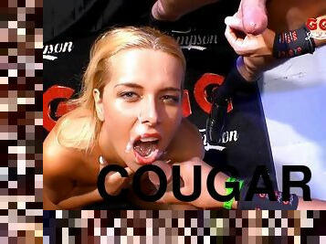 Perverted cougar breathtaking sex movie