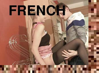 Hardcore fucking with adorable French girlfriend Kimber Delice