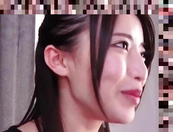 POV video of Mochizuki Risa giving an amazing blowjob to her BF