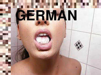 German 18yo beauty teen make userdate in bathroom