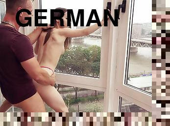 Shy 18yo teen try first time german sex casting