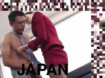 Hot ass Japanese secretary Kurokawa Sumire wants to ride her boss