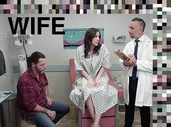 Breathtaking Housewife Needs Sperm Of Her Mature Doctor