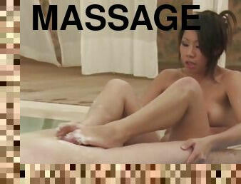 Sensual Soapy Massage For His Body While Relaxing