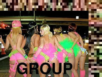 Rave after party group sex video leaked