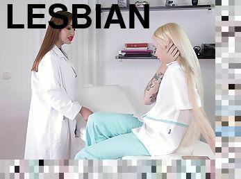 perawat, lesbian-lesbian, bintang-porno, tidak-biasa, rumah-sakit, pakaian-seragam, tato