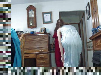 Filmed brunette Milf on hidden cam