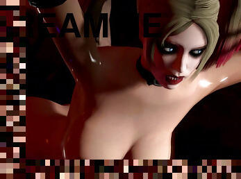 Harley Quinn gets hard copulation lesson and creampie