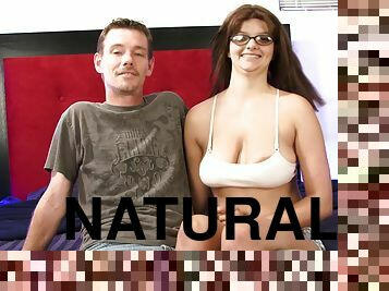 All natural Amber Leah and her older boyfriend cant wait to let the world see them fuck!