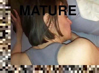 POV mature wife anal creampie
