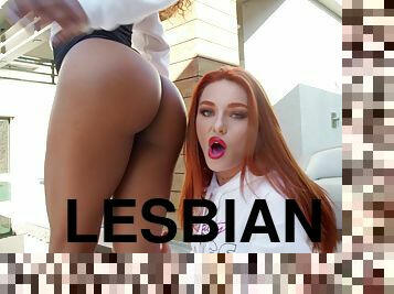 Lesbian interracial sex party with lot of pussy loving pornstars