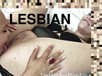 Kat Lowden and Ashley Luvbug Lesbian Rimming