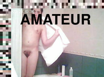 Hidden cam in the shower