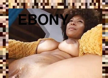 Sweetly ebony with toy