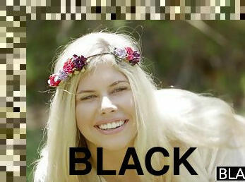 Cute Hippie Girl Goes Black