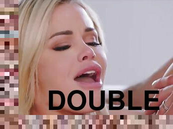 Sexy pornstar Jessa Rhodes Double Penetration